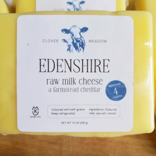 Raw Milk Edenshire Cheese Block